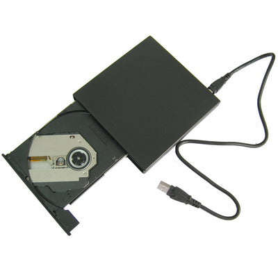 USB Slim Portable Optical Driver (DVD-RW)(Black)