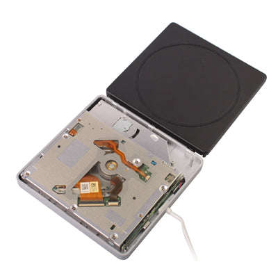 Slot-in USB 2.0 Portable Optical DVD-RW Driver, Plug and Play(Silver)