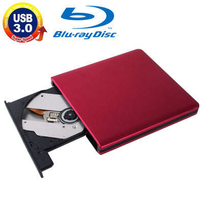 USB 3.0 Aluminum Alloy Portable DVD / CD Rewritable Blu-ray Drive for 12.7mm SATA ODD / HDD, Plug...