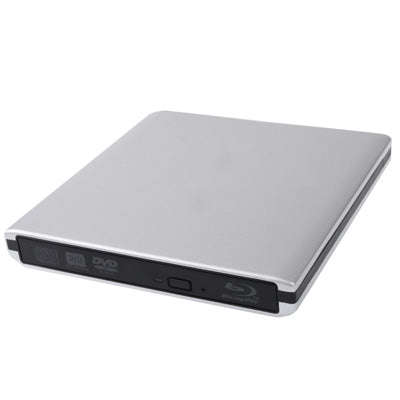 USB 3.0 Aluminum Alloy Portable DVD / CD Rewritable Blu-ray Drive for 12.7mm SATA ODD / HDD, Plug...