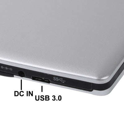 USB 3.0 Aluminum Alloy Portable DVD / CD Rewritable Blu-ray Drive for 12.7mm SATA ODD / HDD, Plug...