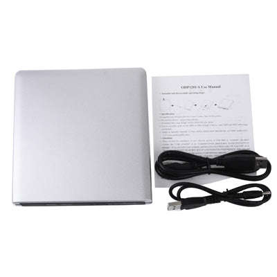 USB 3.0 Aluminum Alloy Portable DVD / CD Rewritable Blu-ray Drive for 12.7mm SATA ODD / HDD, Plug...