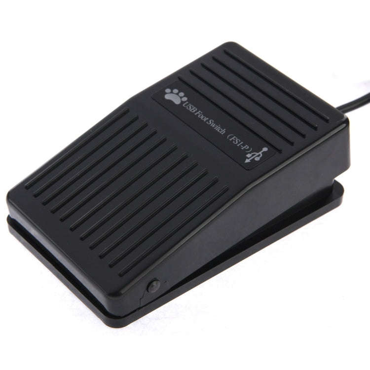 USB Foot Pedal Control Switch Game Pad Keyboard Adapter for Computer(Black)