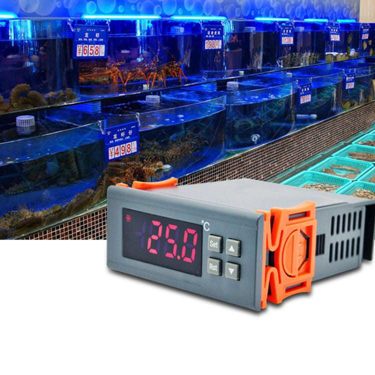RC-110M Digital LCD Temperature Controller Thermocouple Thermostat Regulator with Sensor Termomet...