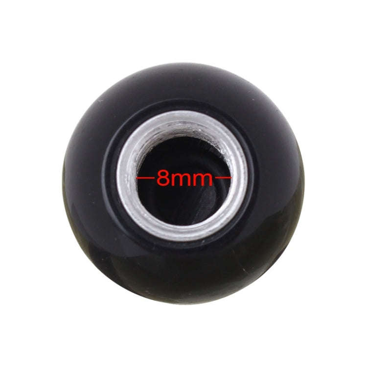 Universal 8mm American Billiards No.8 Ball Style Plastic Car Tire Valve Caps, Pack of 4(Black)