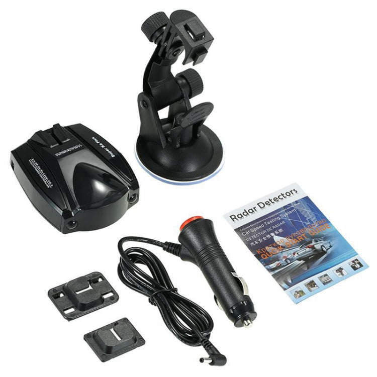 Full-Band Rader Detector, Built-in Loud Speaker, Support GPS Navigator, Power on with Russian Spe...