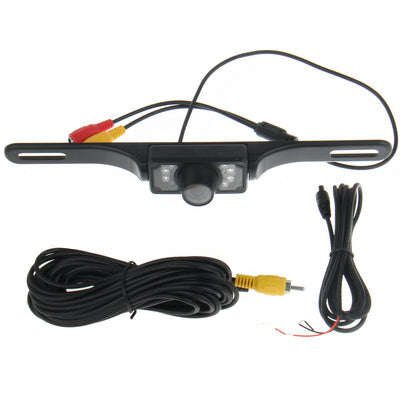 7 LED IR Infrared Waterproof Night Vision License Plate Frame Astern Backsight With Scaleplate, S...