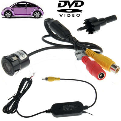 Waterproof Wireless Transmitting Receiving Punch DVD Rear View Camera , With Scaleplate , Support...