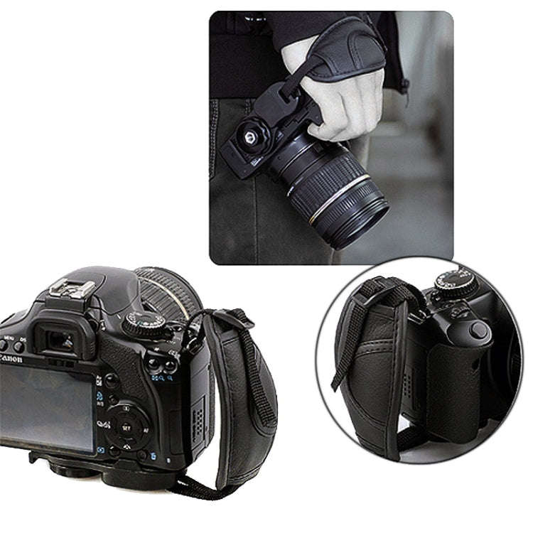 Leather Camera Grip(Black)