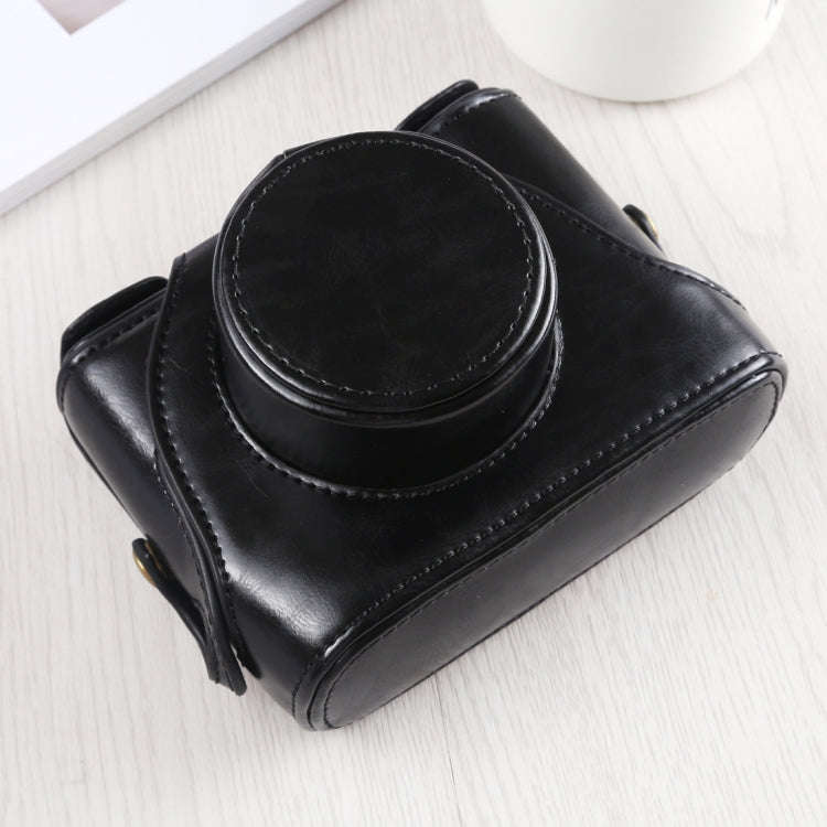 Full Body Camera PU Leather Case Bag with Strap for FUJIFILM X10 / X20(Black)
