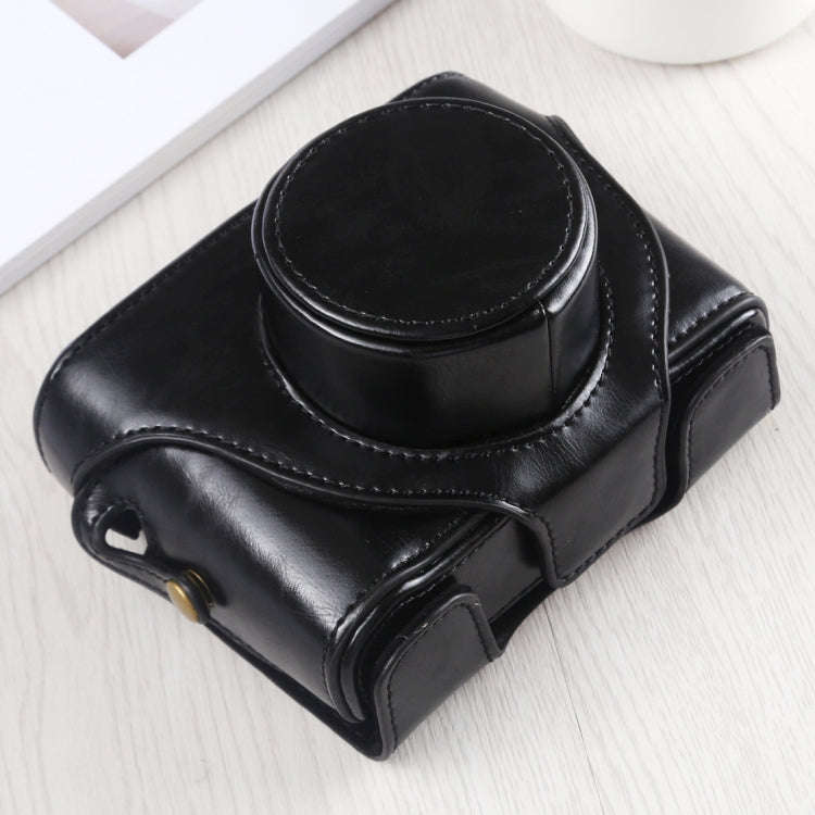 Full Body Camera PU Leather Case Bag with Strap for FUJIFILM X10 / X20(Black)