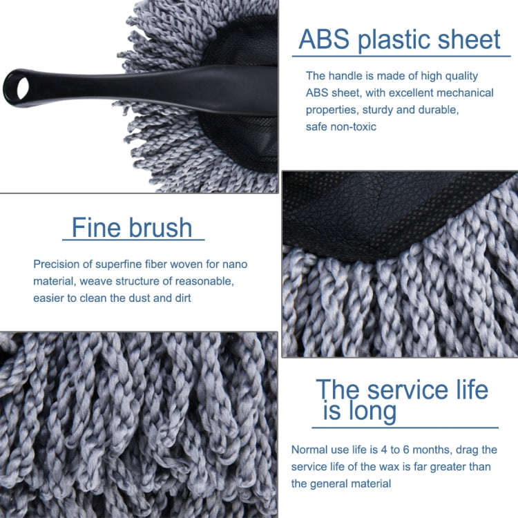 KANEED SL-915 Car Dash Duster Washable Microfiber Interior and Exterior Surface Cleaner Wax Treat...
