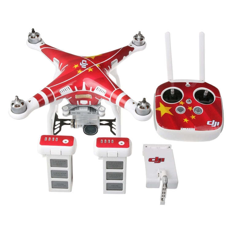 4D Imitation Carbon Fiber PVC Water Resistance Sticker Kit for DJI Phantom 3 Quadcopter & Remote ...