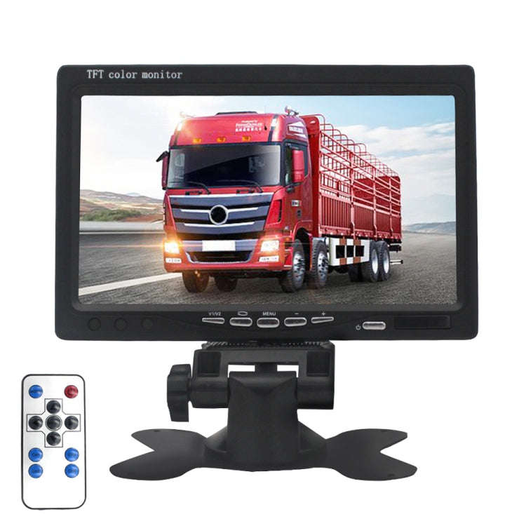 7.0 inch Car Monitor / Surveillance Cameras Monitor with Adjustable Angle Holder & Remote Control...