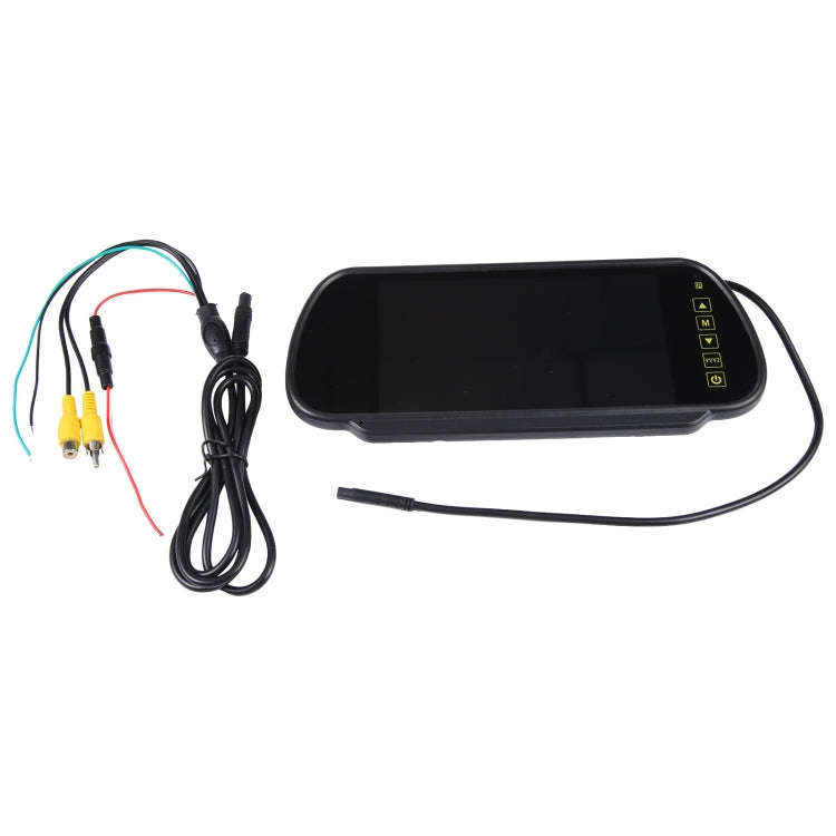 7 inch Rear View TFT-LCD Color Car Monitor , Support Reverse Automatic Screen Function
