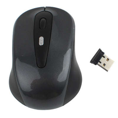 2.4GHz Wireless Optical Mouse with USB Receiver, Plug and Play, Working Distance up to 10 Meters ...