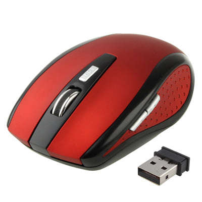 2.4 GHz 800~1600 DPI Wireless 6D Optical Mouse with USB Mini Receiver, Plug and Play, Working Dis...