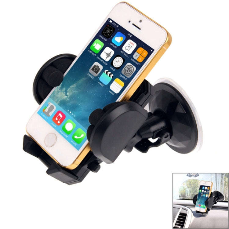 Universal 360 Degree Rotation Suction Cup Car Holder / Desktop Stand, For iPhone, Galaxy, Sony, L...