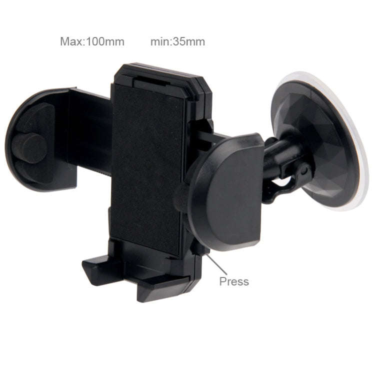 Universal 360 Degree Rotation Suction Cup Car Holder / Desktop Stand, For iPhone, Galaxy, Sony, L...
