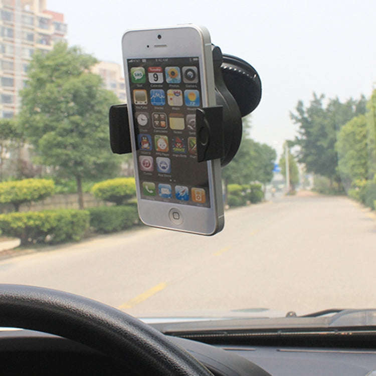Universal Windshield 90 Degrees Rotation Car Holder, For iPhone, Galaxy, Sony, Lenovo, HTC, Huawe...