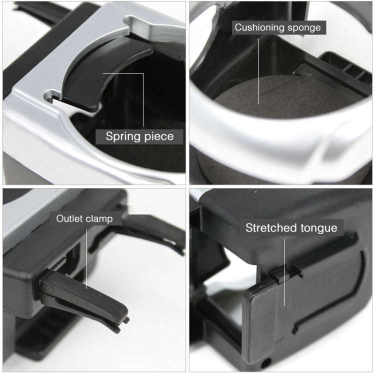 Outlet Car Drink Holder(Silver)