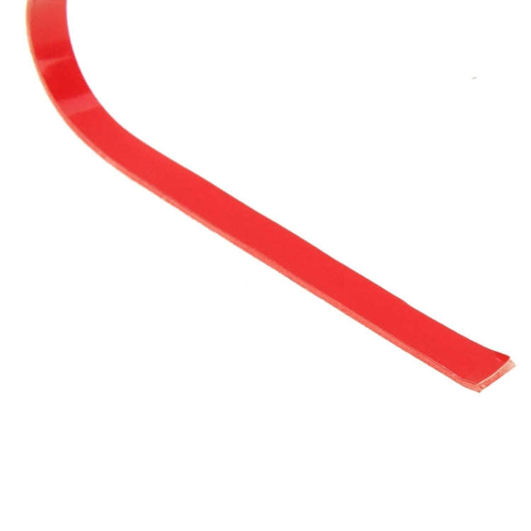 10 PCS Universal Car Transparent Double Sided Adhesive Tape, Width: 6mm(Red)