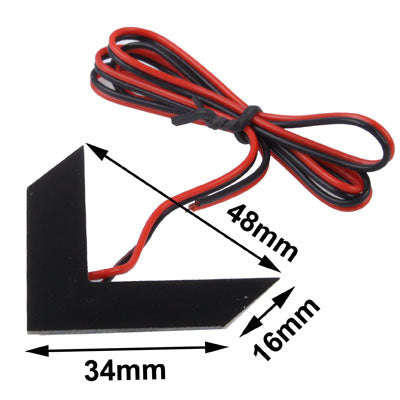 14 LED 3528 SMD Arrows Light for Car Side Mirror Turn Signal, Pairs(Blue Light)