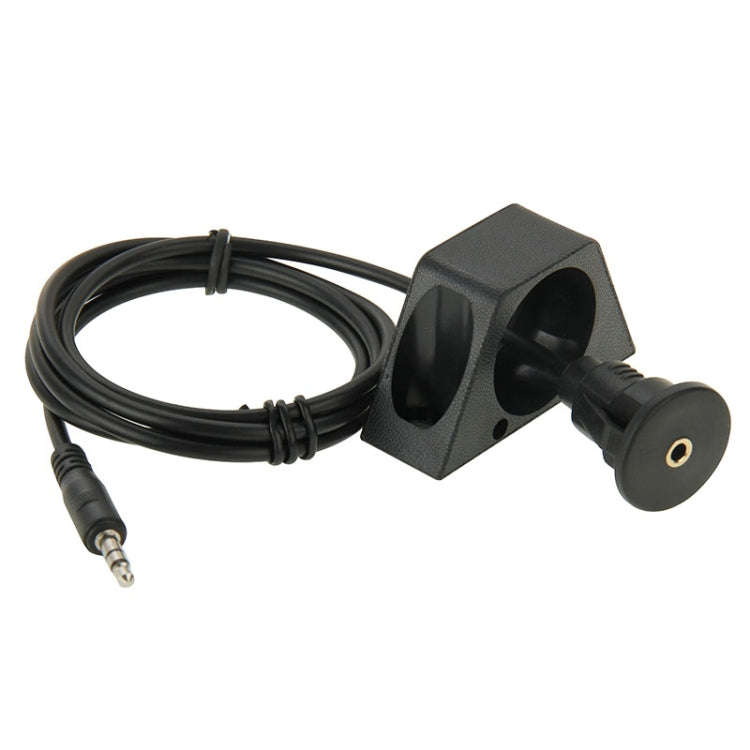 3.5mm Male to Female Extension Cable with Car Flush Mount, Length: 1m