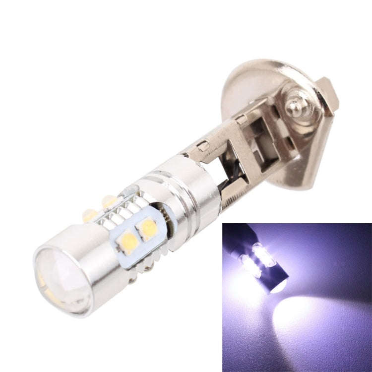 H1 50W 600LM 5500K  White Light 10 SMD-2828-LEDs Car Foglight , Constant Current , DC12-24V(White...