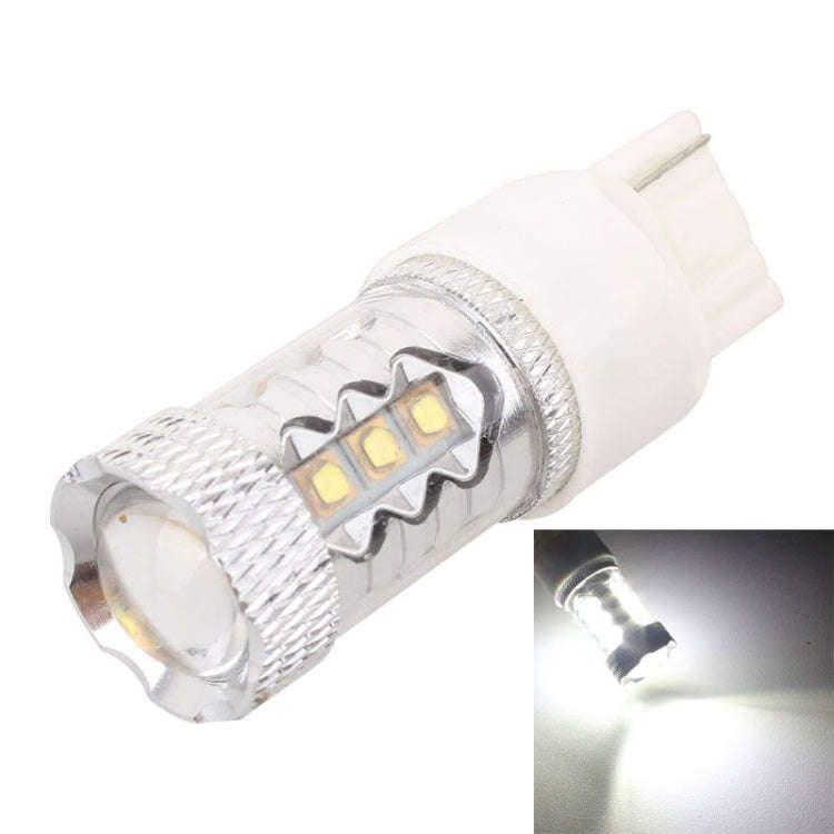 T20/7440 Single Wire 80W 800LM 6500K White Light 16-3535-LEDs Car Foglight, Constant Current , DC...