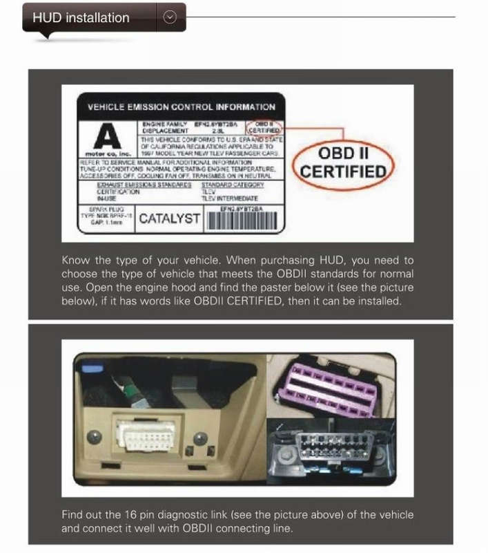 X3 Bluetooth 5.5 inch Car OBDII / EUOBD HUD Vehicle-mounted Head Up Display Security System, Supp...