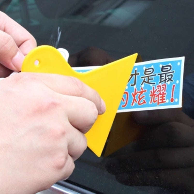 KANEED 10 PCS Car Window Wrapping Film Scraper Thickening Car Sticker Tool, Size: 11cm x 9.5cm(Ye...