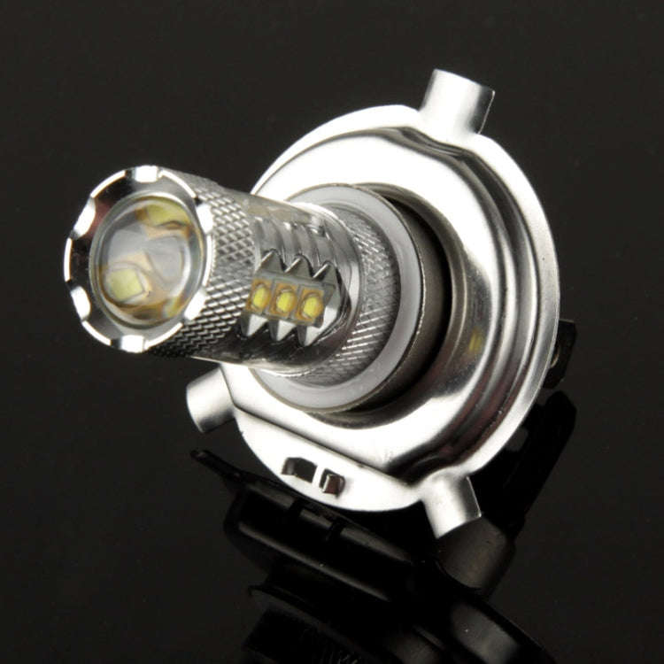 H4 80W White 16 LED Fog Light for Vehicles, DC 12V