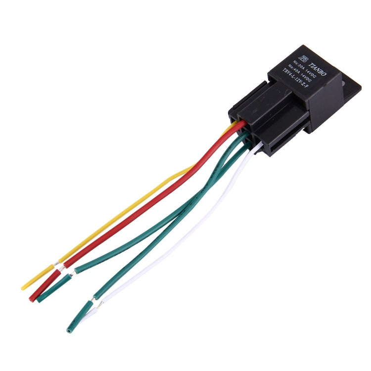 Car Electric Relay, 12V 40A(Black)