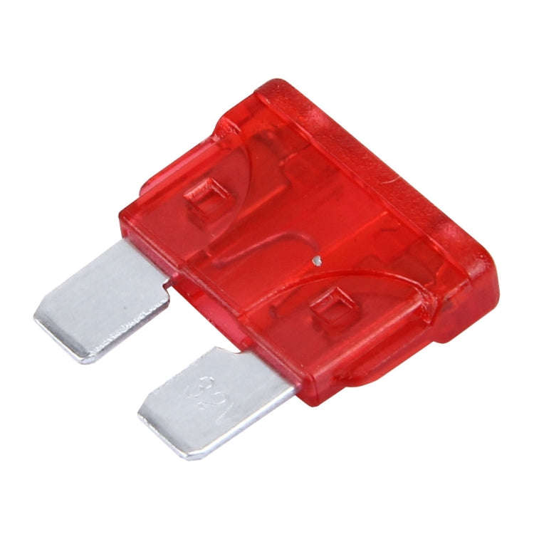 100 PCS Auto Mini Blade Fuse (10A) , DC 12V(Red)