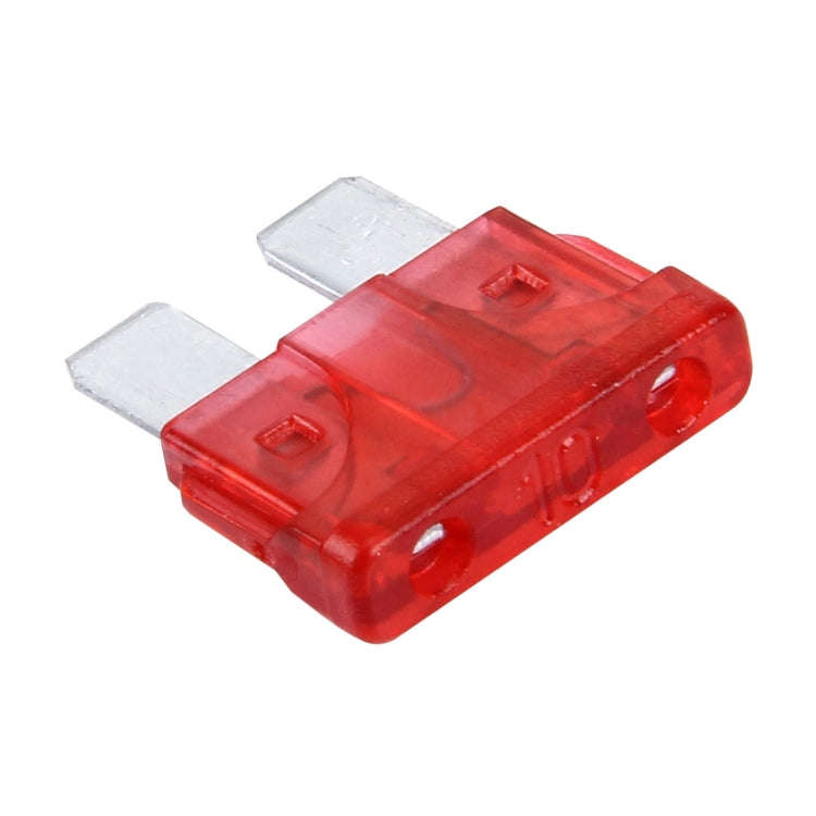 100 PCS Auto Mini Blade Fuse (10A) , DC 12V(Red)