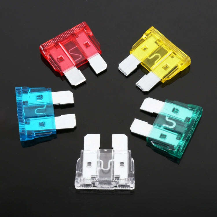 50 PCS 10A / 15A / 20A / 25A / 30A Blade Fuses Set for Car Vehicle