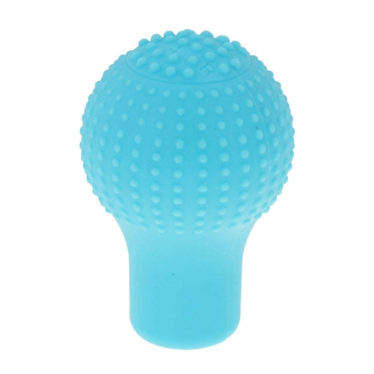 Universal Elasticity Nonslip Soft Silicone Car Gear Shift Knob Cover(Blue)