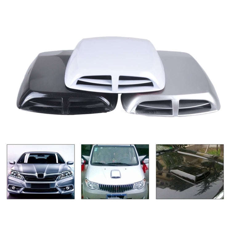 Car Turbo Style Air Intake Bonnet Scoop for Car Decoration, Random Color Delivery