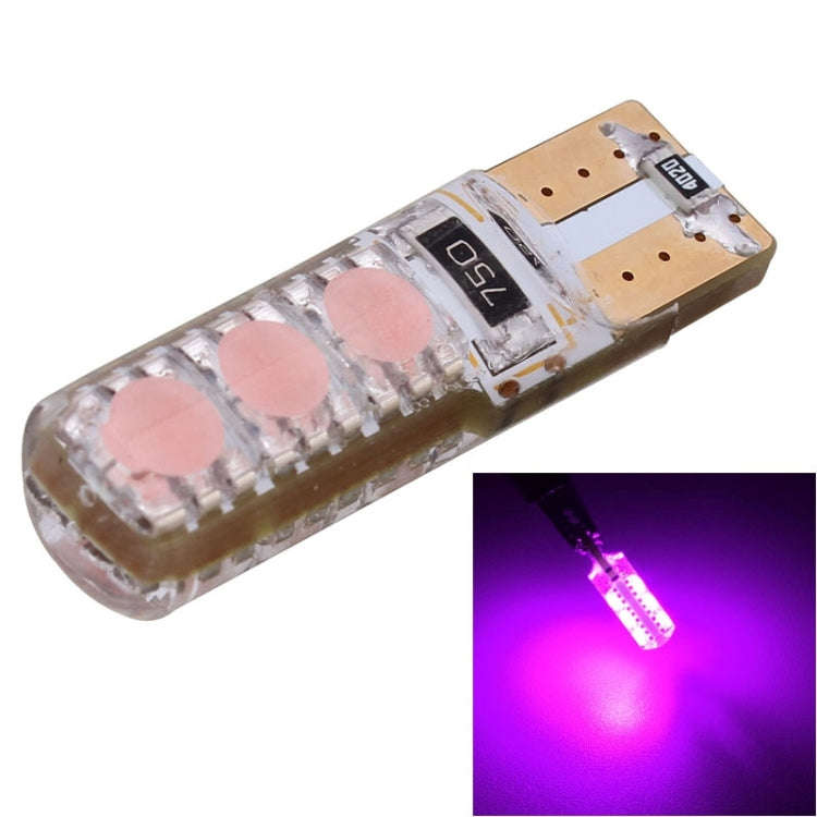10 PCS T10 3W 300LM Silicone 6 LED SMD 5050 Car Clearance Lights Lamp, DC 12V