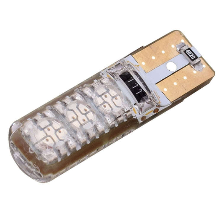10 PCS T10 3W 300LM Silicone 6 LED SMD 5050 Car Clearance Lights Lamp, DC 12V
