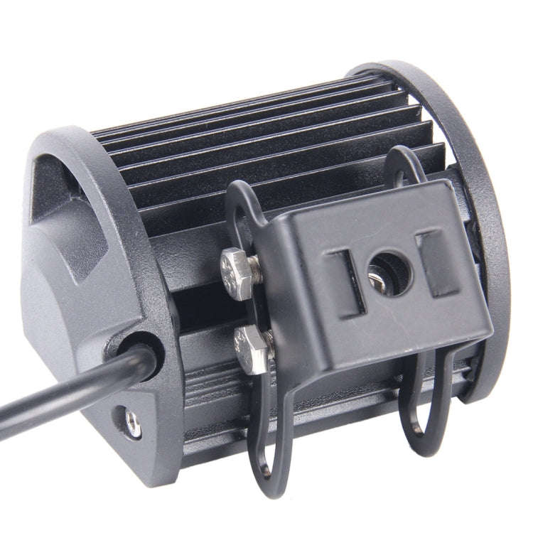 18W 6 LED White Light Condenser Engineering Lamp / Waterproof IP67 SUVs Light, DC 10-30V(Black)