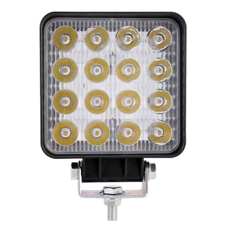48W Bridgelux 4000lm 16 LED White Light Condenser Engineering Lamp / Waterproof IP67 SUVs Light, ...
