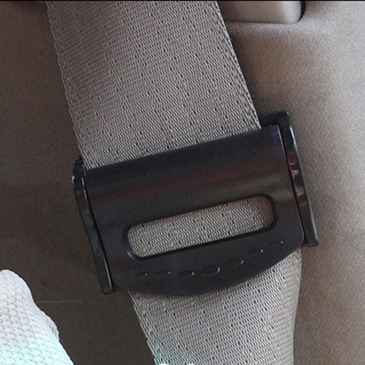 2 PCS SHUNWEI Car Safety Seat Belt Adjuster(Black)