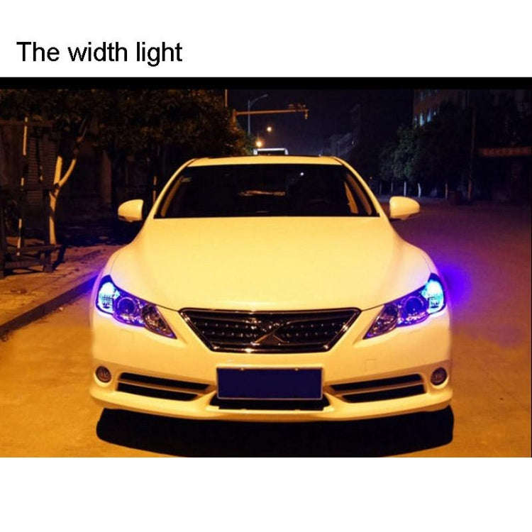 2 PCS T10 3W 160-180LM 2 LED Ice Blue COB LED Decode Car Clearance Lights Lamp, DC12V