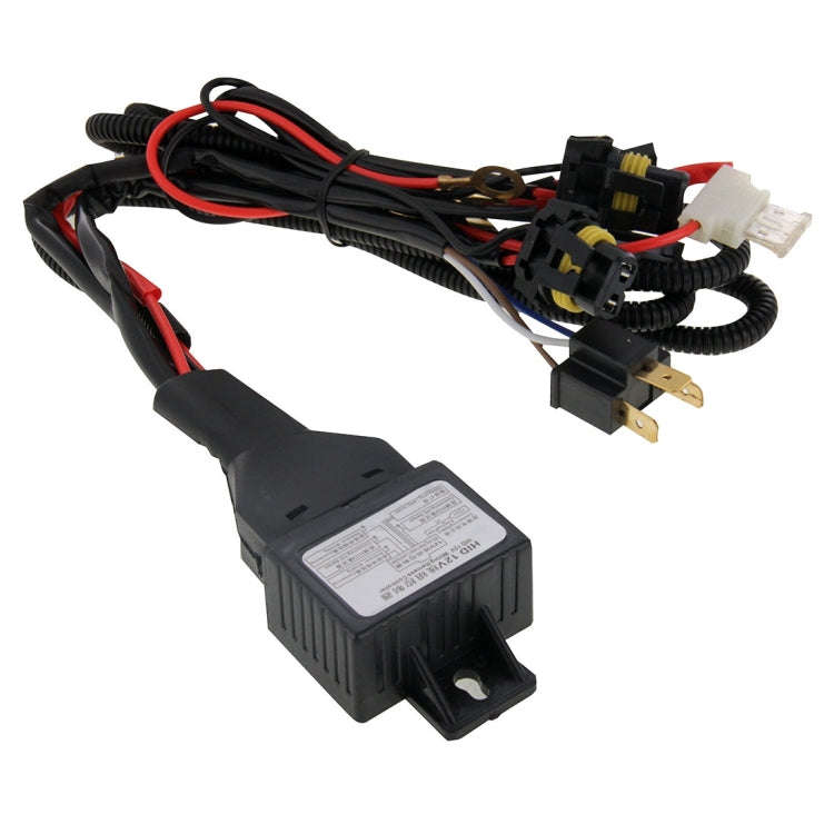 DC12V 35W H4-3 HID Xenon Light Single Beam Super Vision Waterproof Head Lamp with One Cable, Colo...