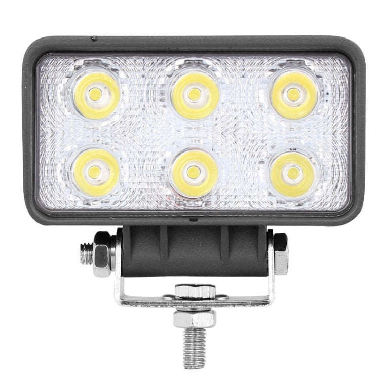 LML-1518 18W 1260-1350LM Epistar 6 LED White 30 Degree Spot Beam Car LED Light Waterproof IP67, D...