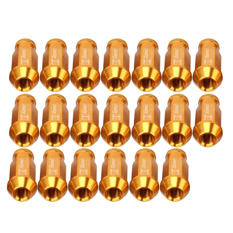 D1 Spec P1.5 M12x1.25 Racing Wheel Nut, Length: 50mm(Gold)