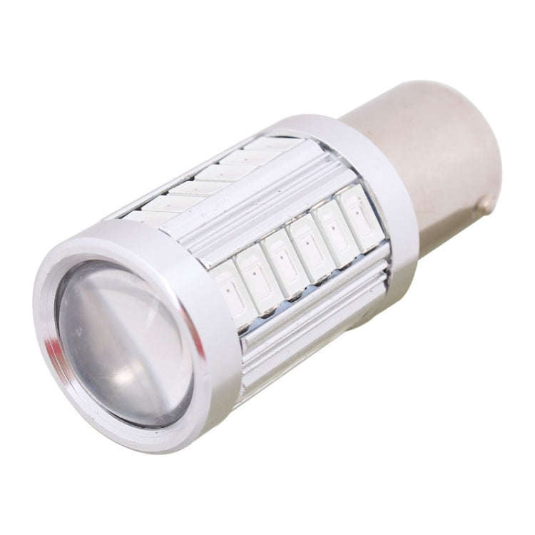 2PCS 1156/BA15S 16.5W 1155LM 630-660nm 33 LED SMD 5630 Red Light Car Brake Light Lamp Bulb for Ve...