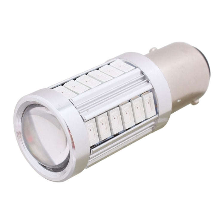 2PCS 1157/BAY15D 16.5W 1155LM 630-660nm 33 LED SMD 5630 Red Light Car Brake Light Lamp Bulb for V...